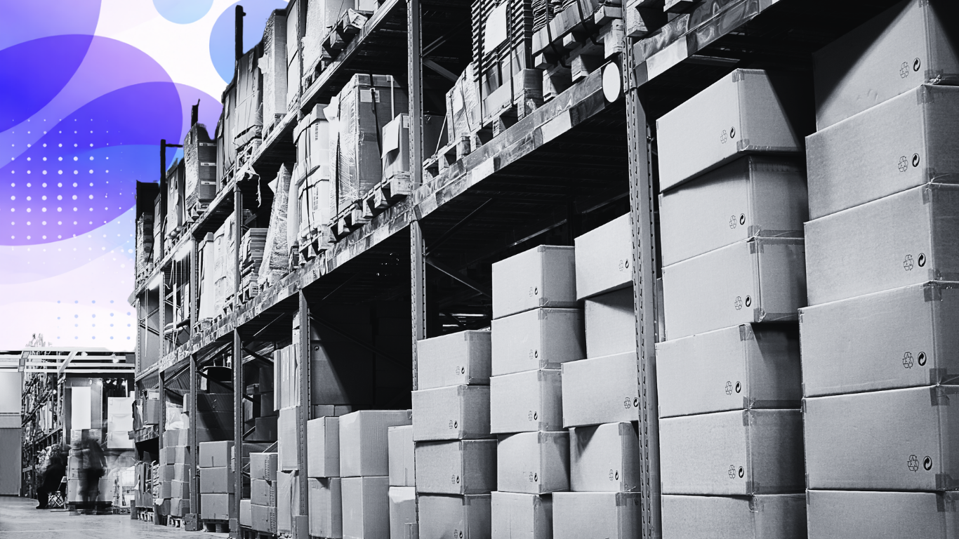 Illustration of a warehouse